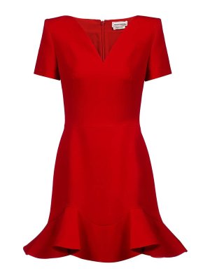 ALEXANDER MCQUEEN: Vestidos cortos - Vestido Corto - Rojo
