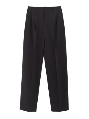 LEMAIRE: Pantalons élégants - Pantalon Couturier - Noir