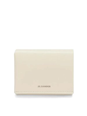 JIL SANDER: 財布＆ポーチ - 財布 - ベージュ
