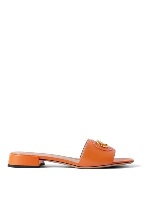 VALENTINO GARAVANI: ciabattine mare - Diapositive con logo in ottone