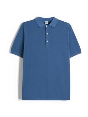 ASPESI: polo shirts - Aspesi blue t-shirt and polo shirt