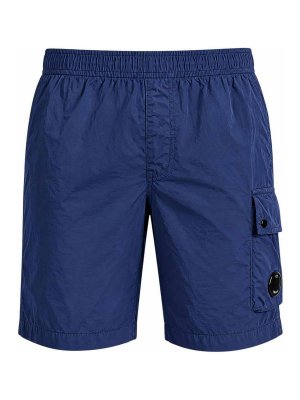 C.P. COMPANY: Badeanzüge und Badehosen - Badehose - Blau