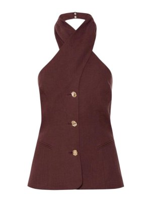MARELLA: polo shirts - Marella brown t-shirt and polo shirt