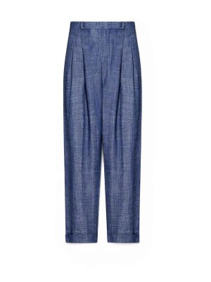 PEUTEREY: Pantalons casual - Pantalons Décontractés - Bleu