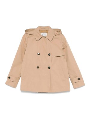 HERNO: trench coats - Herno camel short raincoat