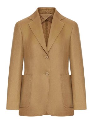 Max Mara: Blazer - Blazer - Beis Oscuro