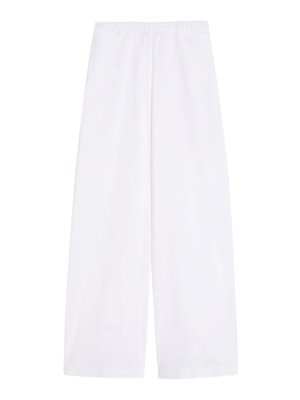 Max Mara: Pantalones casual - Pantalón Casual - Blanco