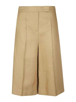 Max Mara: Shorts - Shorts - Beis Oscuro
