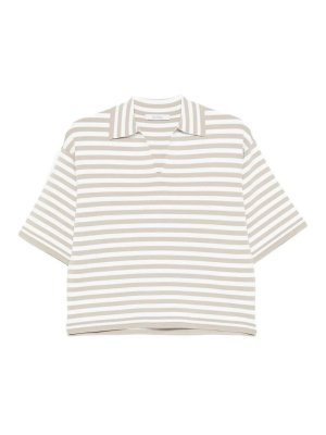 Max Mara: shirts - Max mara sweet striped t shirt
