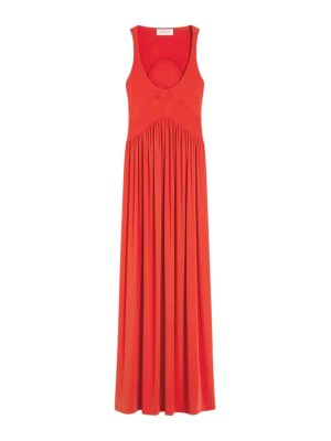 SPORTMAX: evening dresses - Sportmax coral bun dress
