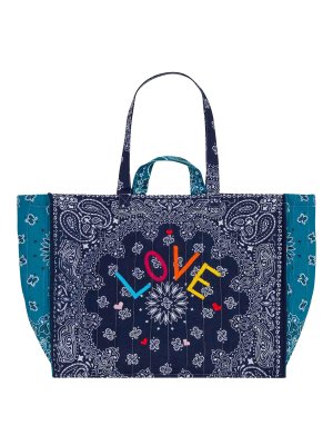 CALL IT BY YOUR NAME: totes bags - Call it by your name maxi cabas love navy