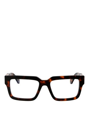 OFF-WHITE: gafas - Gafas - Marrón