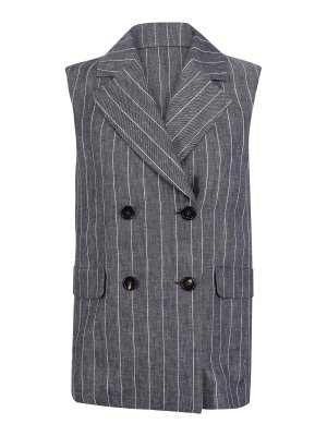 S MAX MARA: Chalecos  - Chaleco - Azul