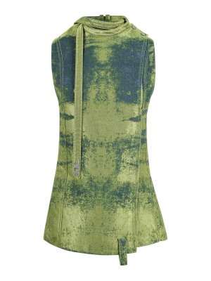 DIESEL: Chalecos  - Chaleco - Verde