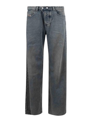 DIESEL: Jeans Rectos - Vaqueros Rectos - Azul