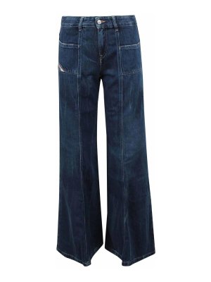 DIESEL: Jeans acampanados - Jeans Acampanados - Azul