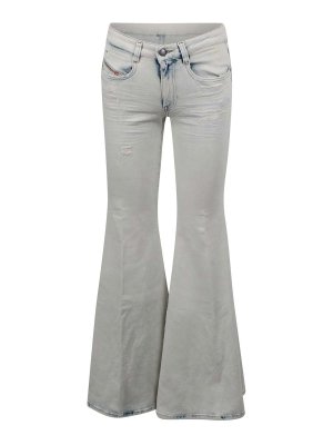 DIESEL: Jeans acampanados - Jeans Acampanados - Blanco