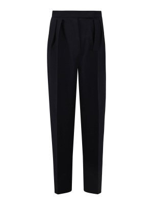 Max Mara: Pantalones de sastrerìa - Pantalones De Sastrería - Azul