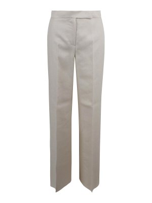 Max Mara: Pantalones de sastrerìa - Pantalones De Sastrería - Beis