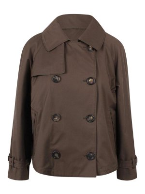 MAX MARA THE CUBE: Trenchcoats - Trenchcoat - Grün