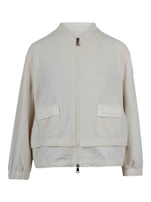 MONCLER: カーディガン - カーディガン - 白