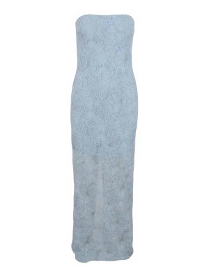 ROTATE Birger Christensen: evening dresses - Textured Mesh Sheath Dress