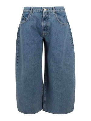 The Attico: Boyfriend - Jeans baloon cropped