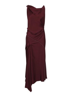 VICTORIA BECKHAM: Knielange Kleider - Knielanges Kleid - Rot