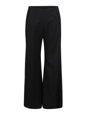NINA RICCI: pantaloni casual - Pantaloni a zampa in gabardina di lana