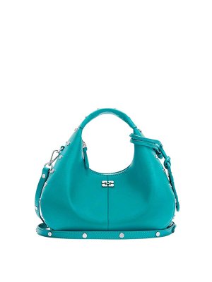 GANNI: Sacs portés épaule  - Sac Porté Épaule - Bleu