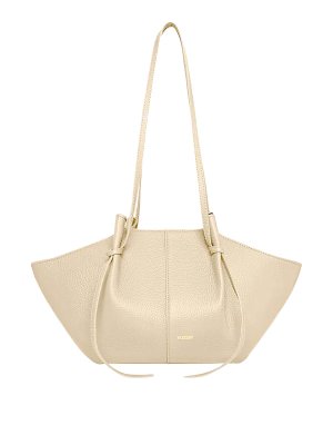 YUZEFI: shoulder bags - Mochi hammered leather shoulder bag