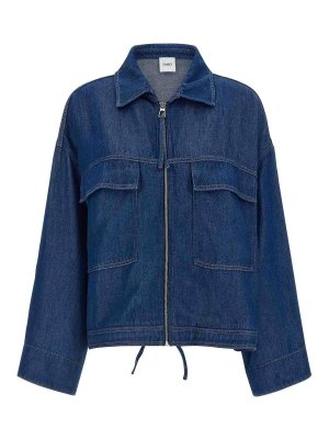 Nude: Vestes en denim - Veste En Jean - Bleu