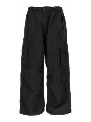 COMME DES GARÇONS HOMMES PLUS: カジュアルトラウザー - カジュアルパンツ - 黒