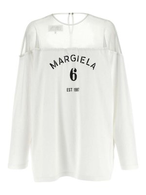 MM6 MAISON MARGIELA: Camisetas - Camiseta - Blanco
