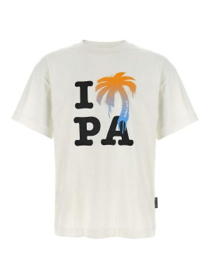 Palm Angels: Tシャツ - Tシャツ - 白