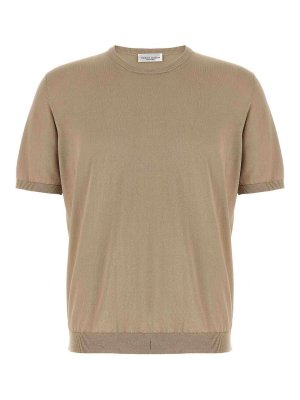 ROBERTO COLLINA: Pull col rond - Pull Col Rond - Beige
