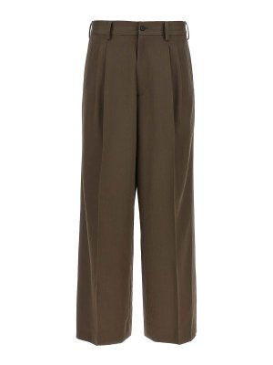 SSSTEIN: casual trousers - easy long wide' pants