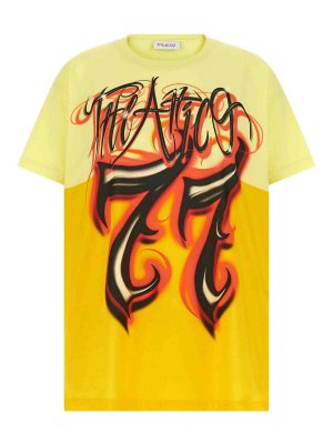 The Attico: T-shirts - T-Shirt - Jaune