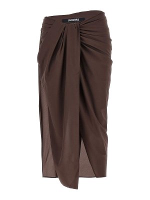 JACQUEMUS: Knee length skirts & Midi - le jupe paro' midi skirt