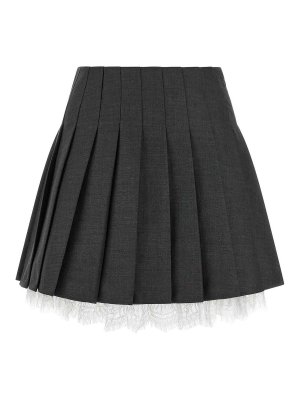 Self Portrait: mini skirts - Pleated skirt
