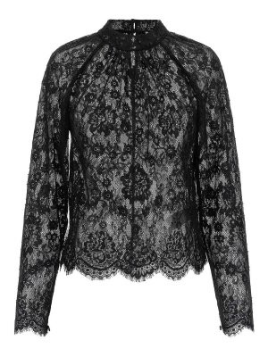 Self Portrait: Blouses - Blouse - Noir