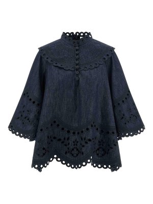 ZIMMERMANN: Blouses - Blouse - Bleu