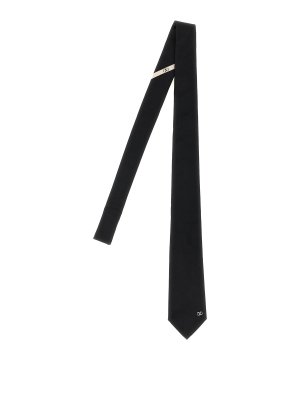 VALENTINO GARAVANI: Corbatas y pajaritas - Corbata - Negro