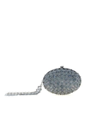 Self Portrait: clutches - crystal chain' clutch