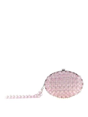 Self Portrait: clutches - crystal chain' clutch