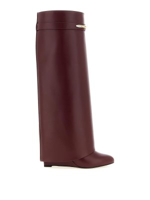 GIVENCHY: Stiefel - Stiefel - Dunkelrot