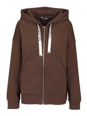 S MAX MARA: Sweatshirts und Pullover - Sweatshirt - Braun
