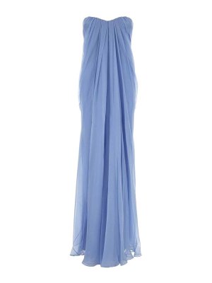 ALEXANDER MCQUEEN: イブニングドレス - イブニングドレス - ブルー