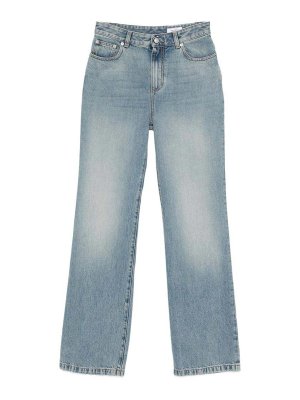 ALEXANDER MCQUEEN: Jeans Rectos - Vaqueros Rectos - Azul