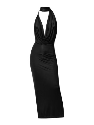 AMAZUÌN: Maxi robe - Maxi Robe - Noir